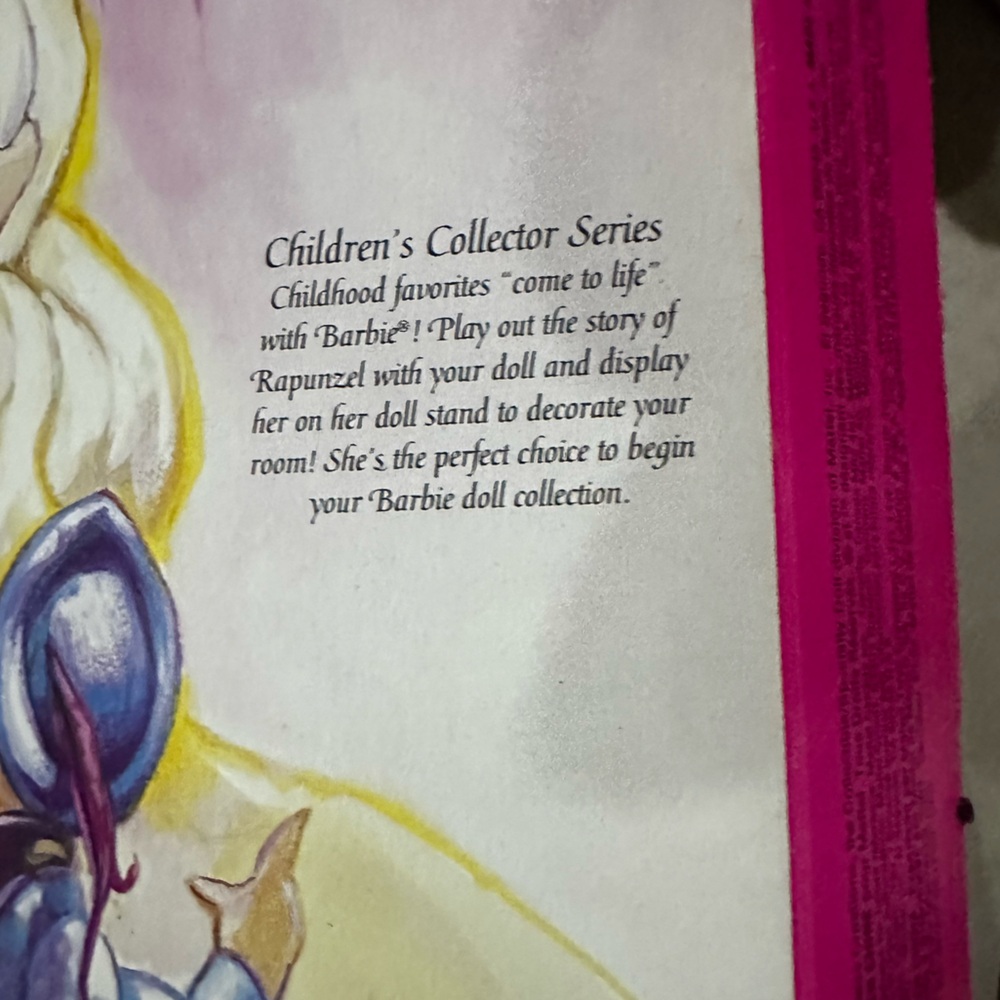 Rapunzel Barbie Children's Collector 1st Edition 1994 - Picture 11 of 13